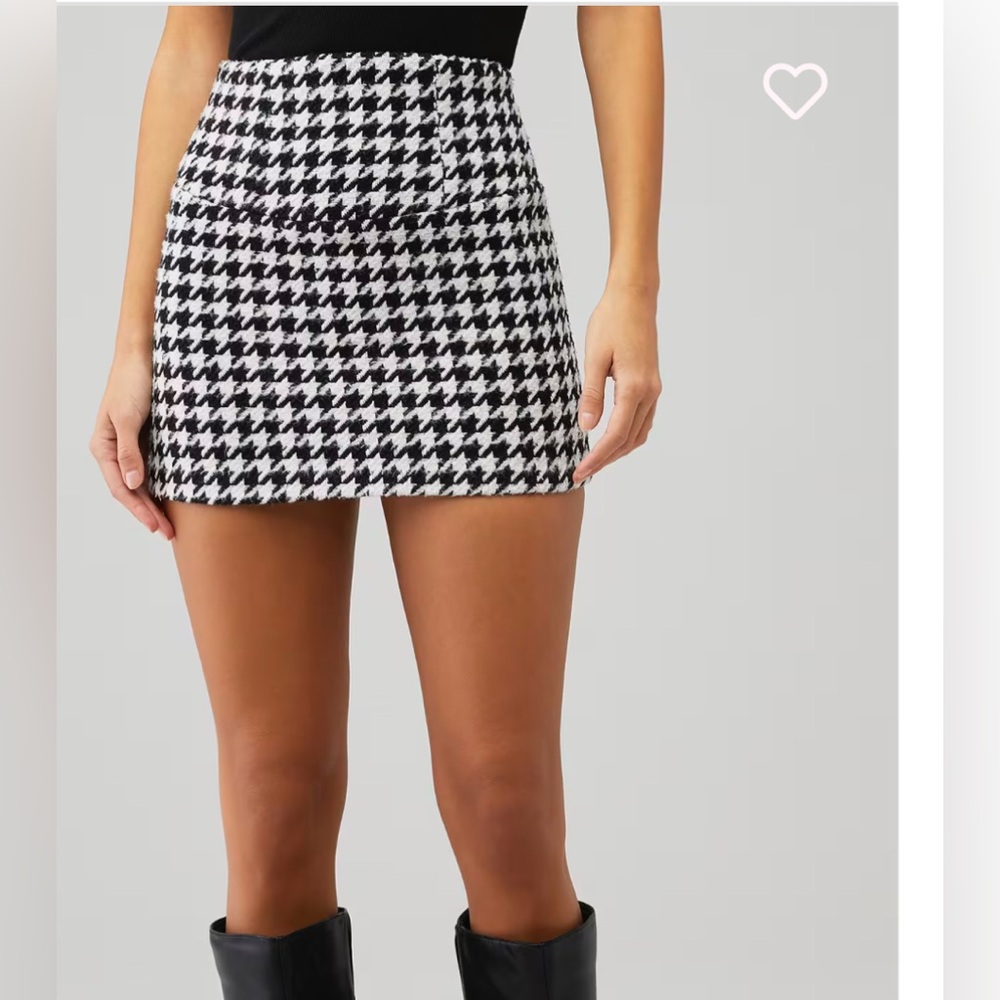 FOR LOVE & LEMONS BONNIE MINI SKIRT NWT